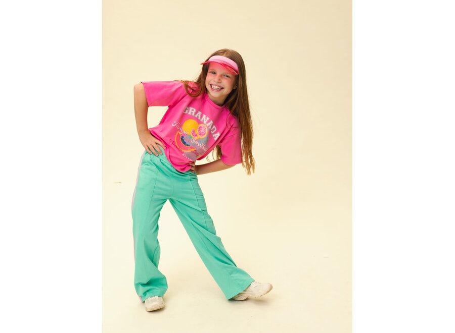 Little Sweat Wideleg - Bright green