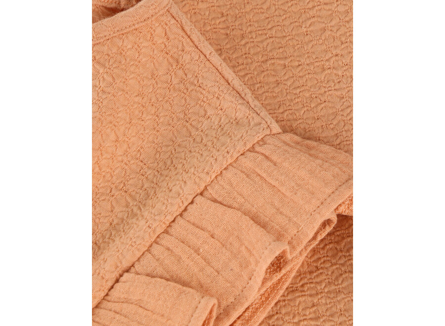 T-shirt Ruffle Dusty Coral