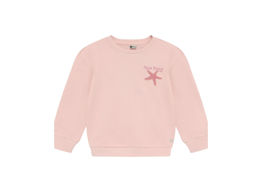 Sweater Backprint Silver Pink