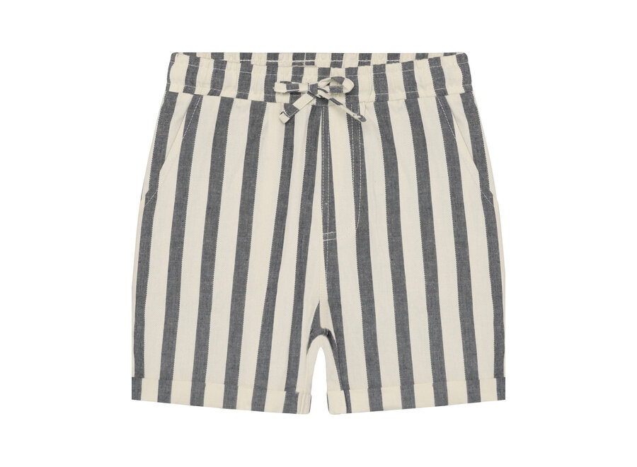 Cotton Stripe Shorts Thunderstorm