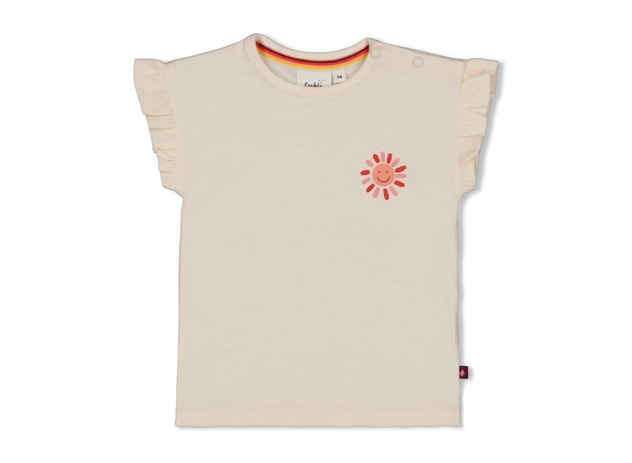 T-shirt - Salsa Sunset off white