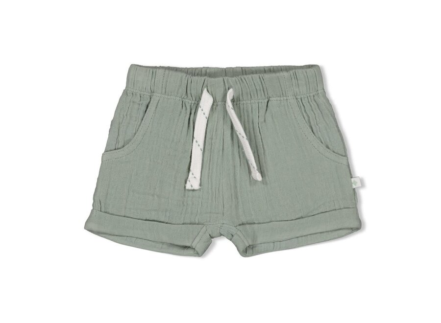 Short mousseline - Summer Woven Zeegroen