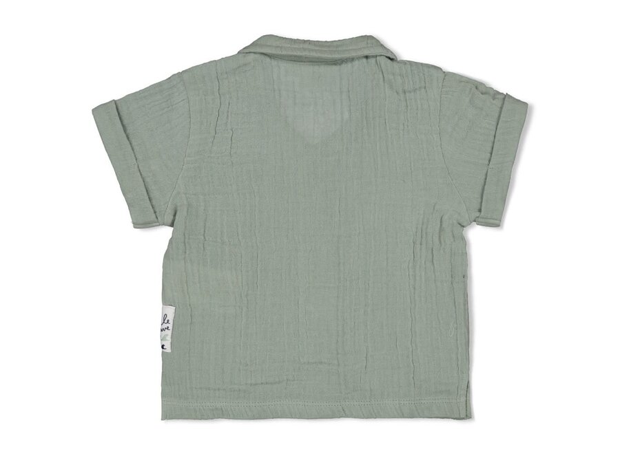 Blouse mousseline - Summer Woven zeegroen