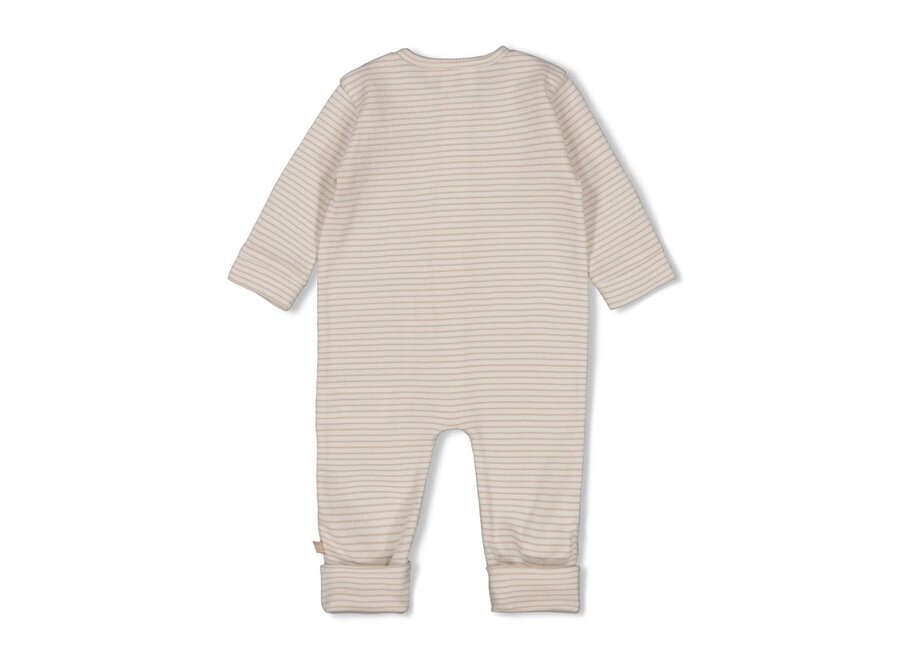 Pak omslagvoet rib met streep - Honey Bear zand