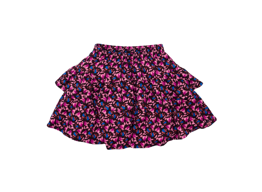 Jacky | Crinkle Ruffle Skirt - Port Royale