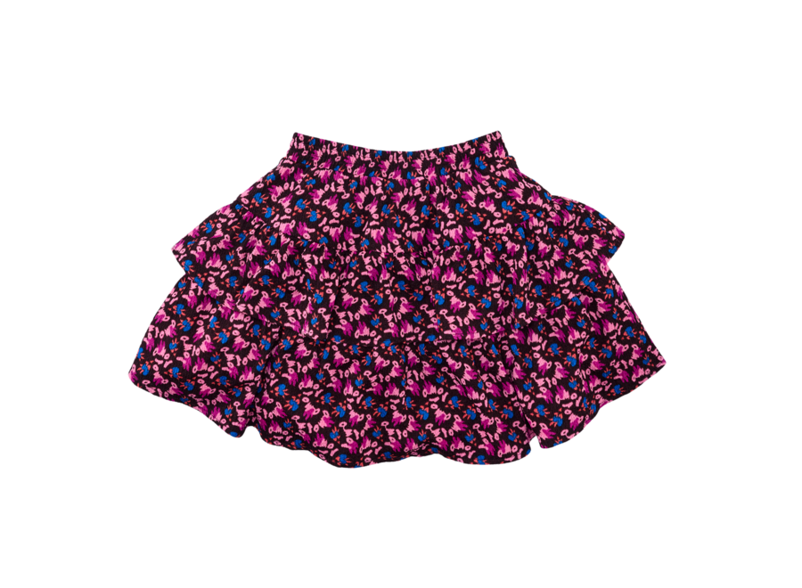 Jacky | Crinkle Ruffle Skirt - Port Royale