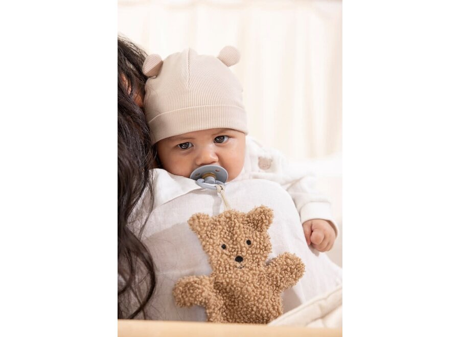 Sweater AO embroidery - Honey Bear off white