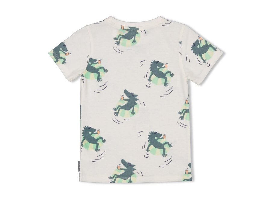 T-shirt AOP - Lagoon Legends - Wit