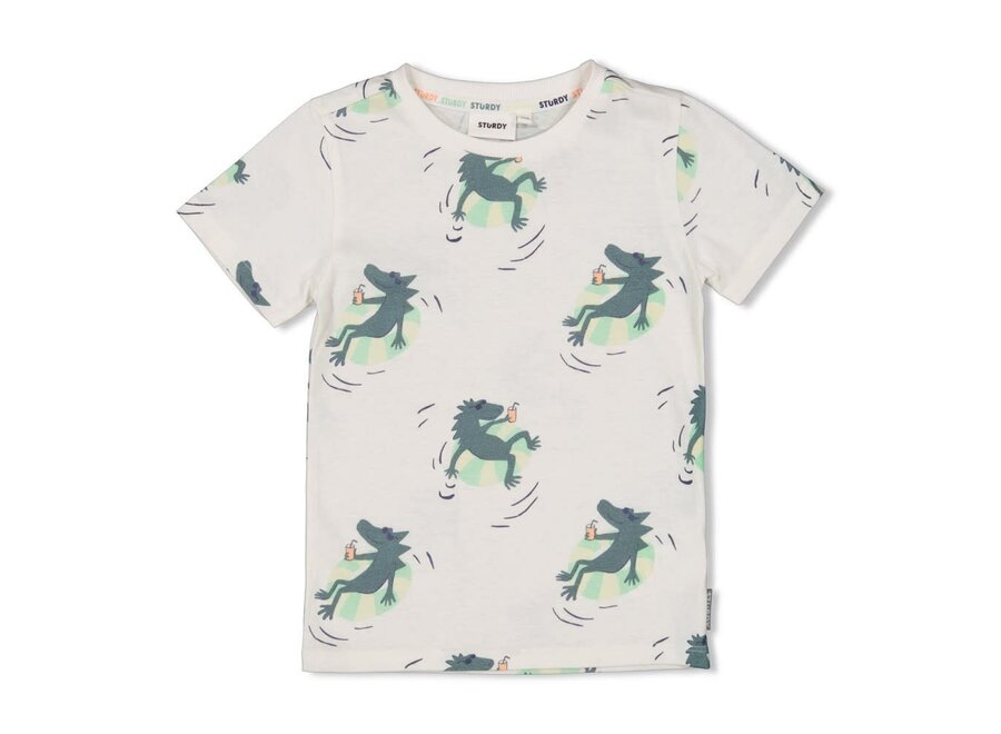 T-shirt AOP - Lagoon Legends - Wit