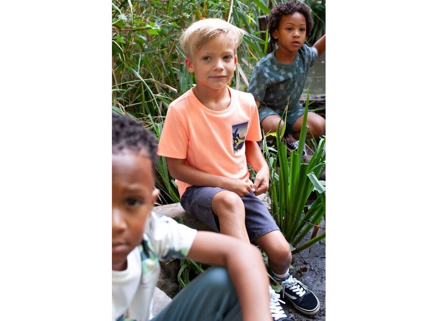 T-shirt - Lagoon Legends - Neon Oranje