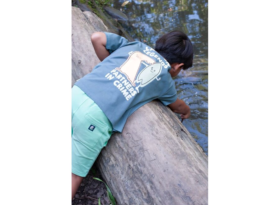 T-shirt oversized - Lagoon Legends - Petrol