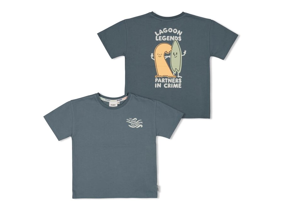 T-shirt oversized - Lagoon Legends - Petrol