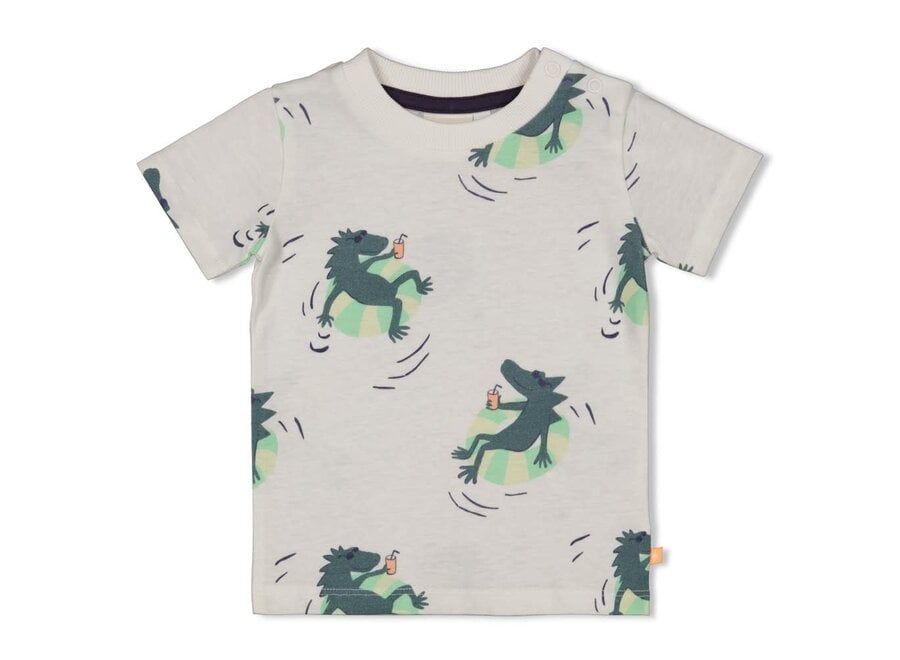 T-shirt AOP - Lagoon Legends - Wit