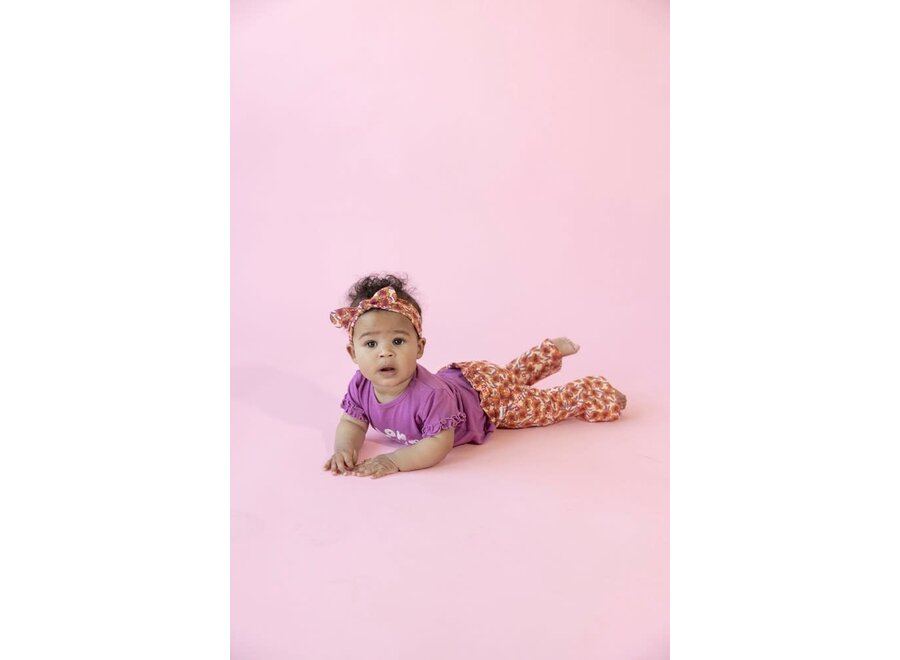 T-shirt - Love Peace Aloha - Paars