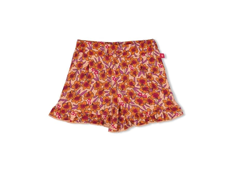 Short AOP - Love Peace Aloha - Perzik