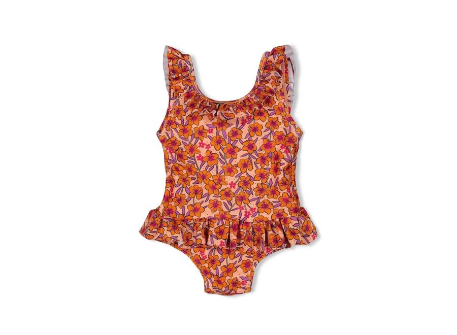 Badpak AOP - Love Peace Aloha - Perzik