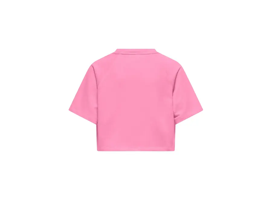 CORA S/S PRINT O-NECK  Begonia Pink Raval