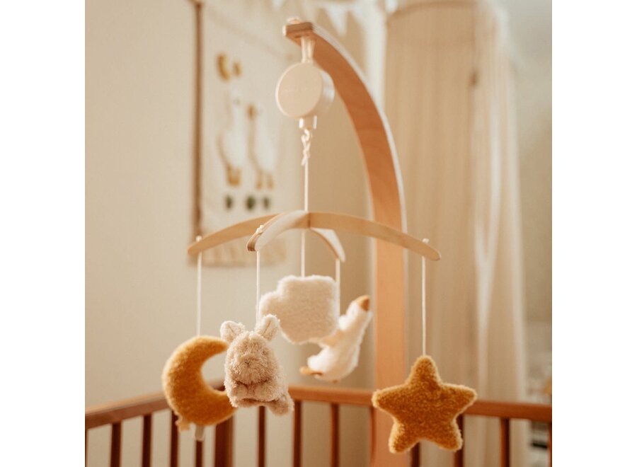 Houten muziekmobiel Newborn Naturals FSC