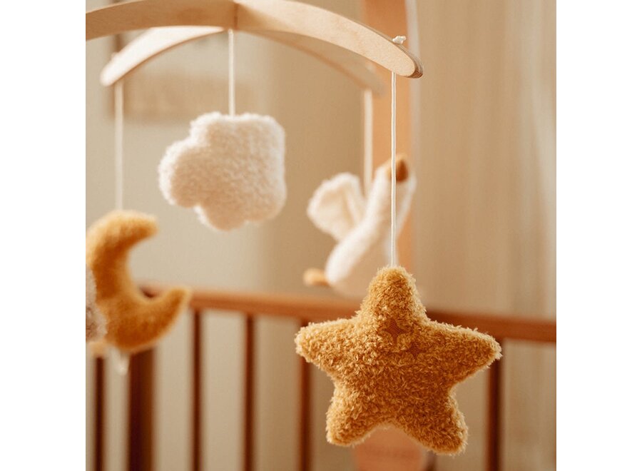 Houten muziekmobiel Newborn Naturals FSC