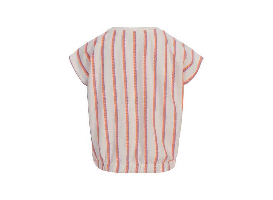 Little Top - Summer stripes lemons