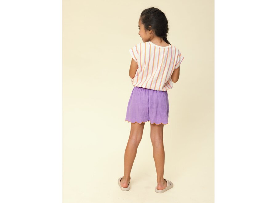 Little Muslin shorts - Lilac