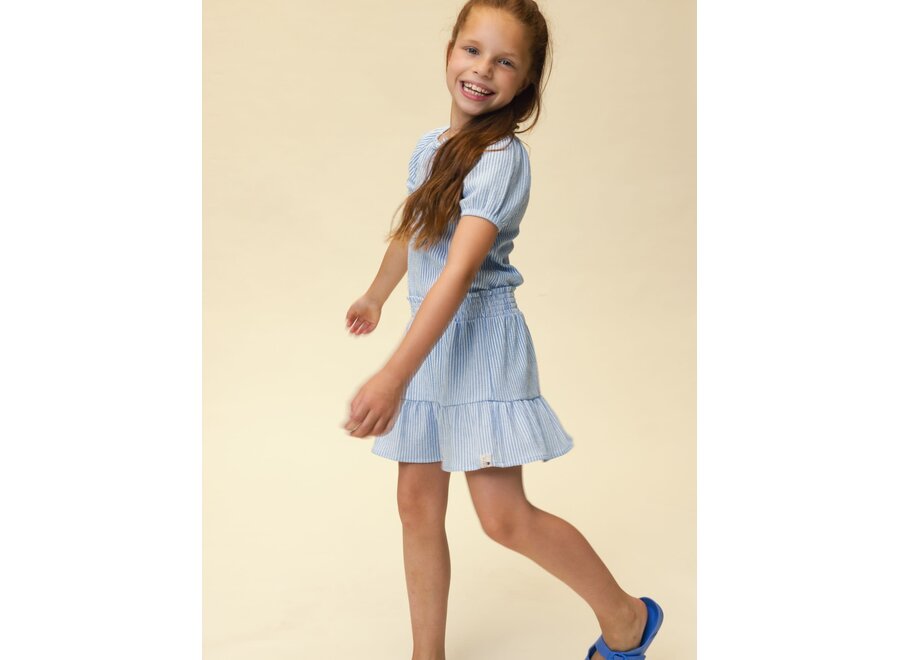 Little striped skirt - Blue stripe