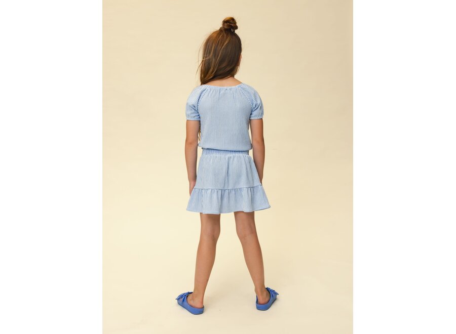 Little striped skirt - Blue stripe