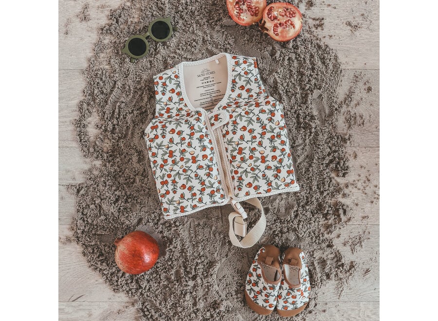 Pommegranate | Floating Vest - White Swan