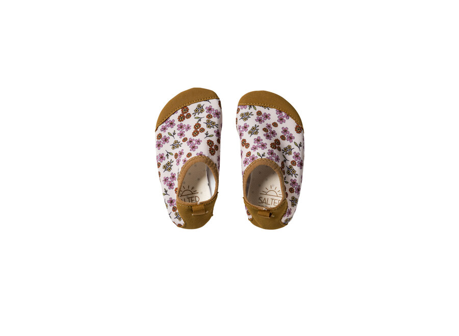 Sparkly Flower | Water Shoes - White Swan