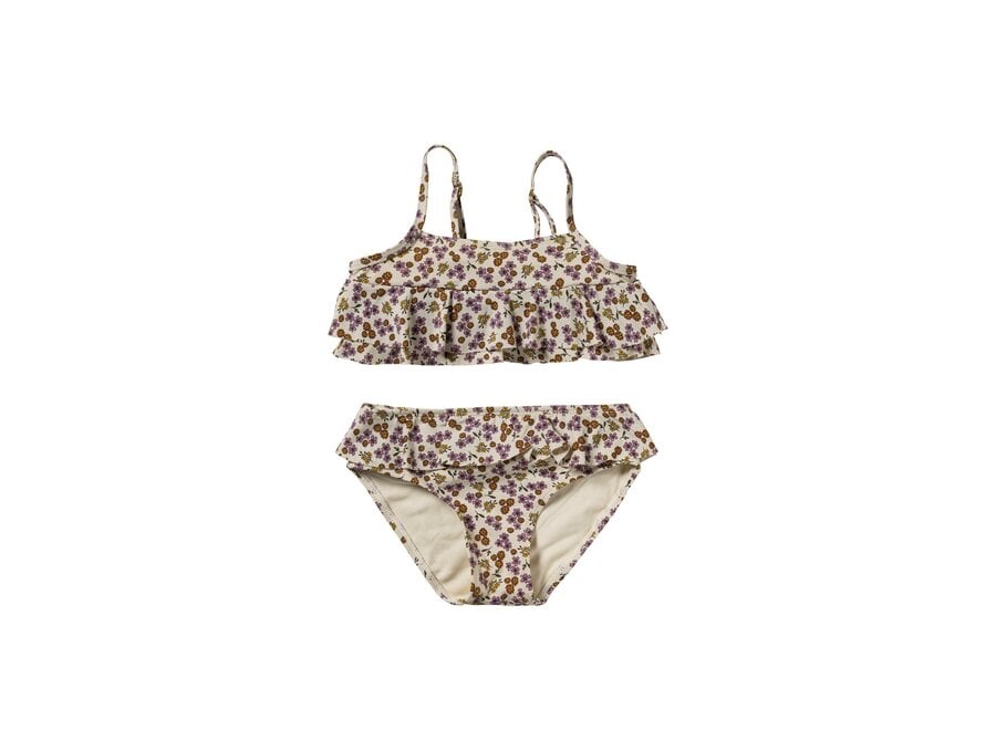 Sparkly Flower | Bikini - Bombay Brown