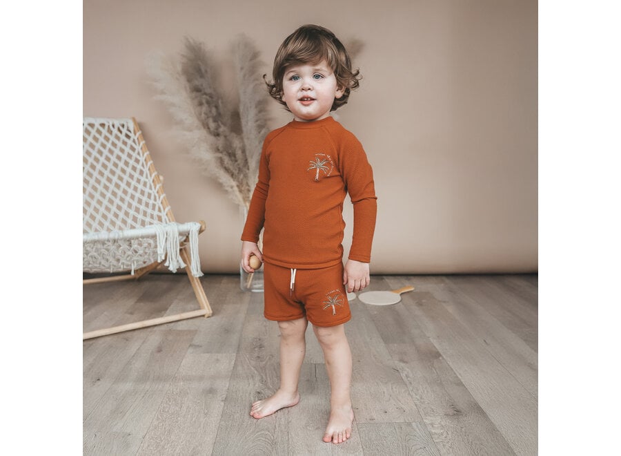 Solid | Swim Longsleeve - Bombay Brown