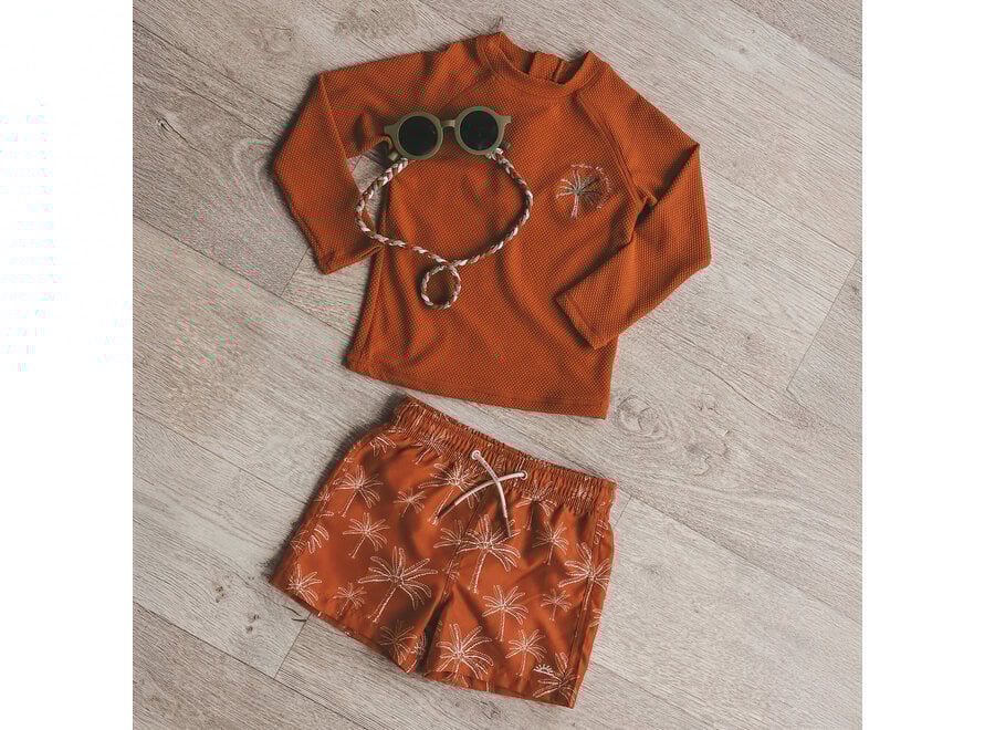 Solid | Swim Longsleeve - Bombay Brown