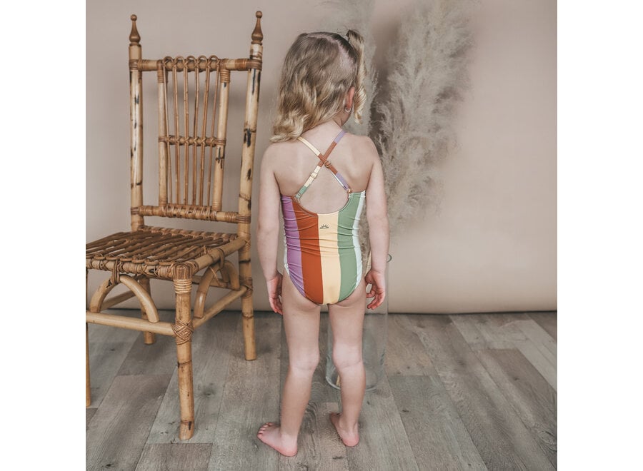 Multi Stripe | Swimsuit - Multicolor