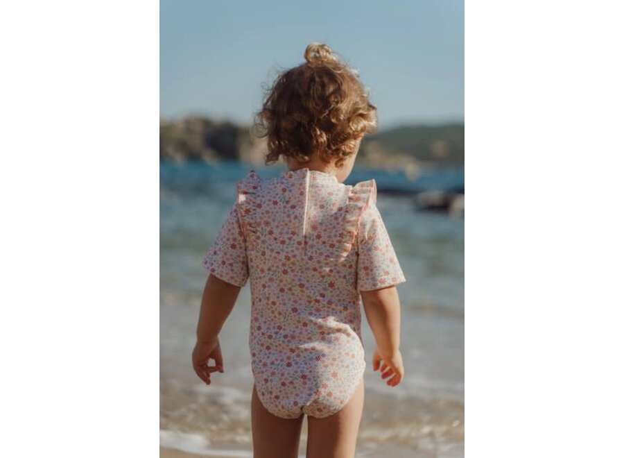 Badpak met korte mouwen Dreamy Flowerfield