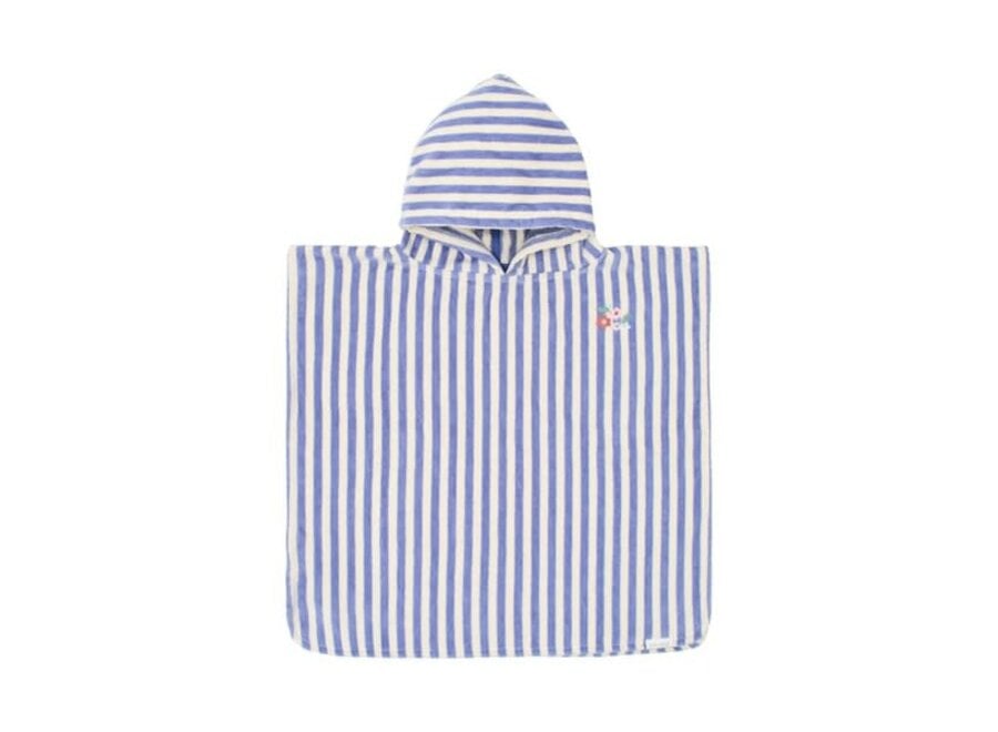 Strand poncho Dreamy Purple Stripe - One size