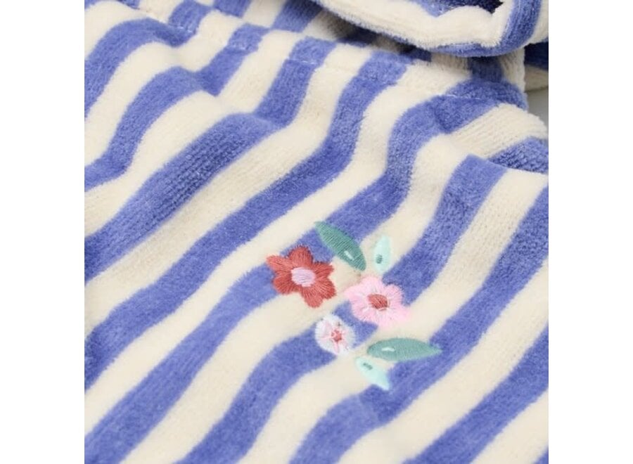 Strand poncho Dreamy Purple Stripe - One size