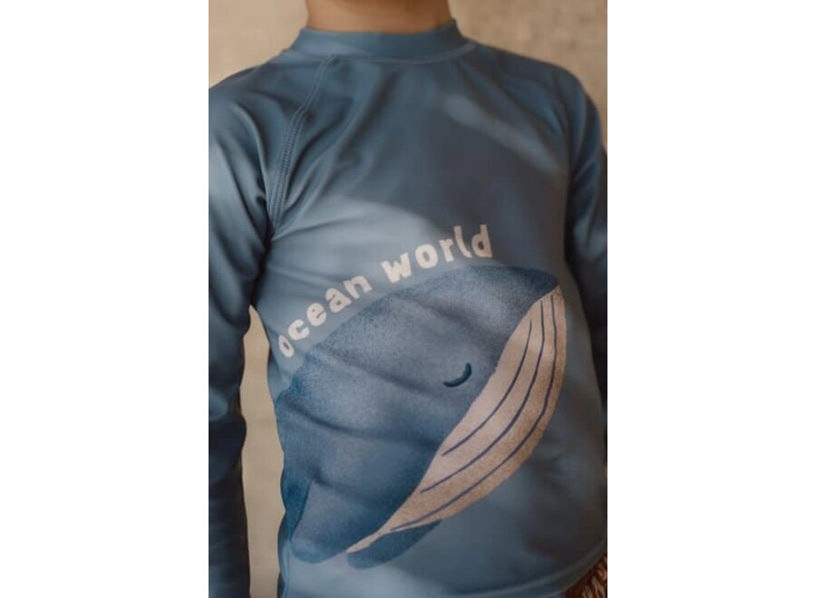 Zwem shirt lange mouwen Ocean Blue