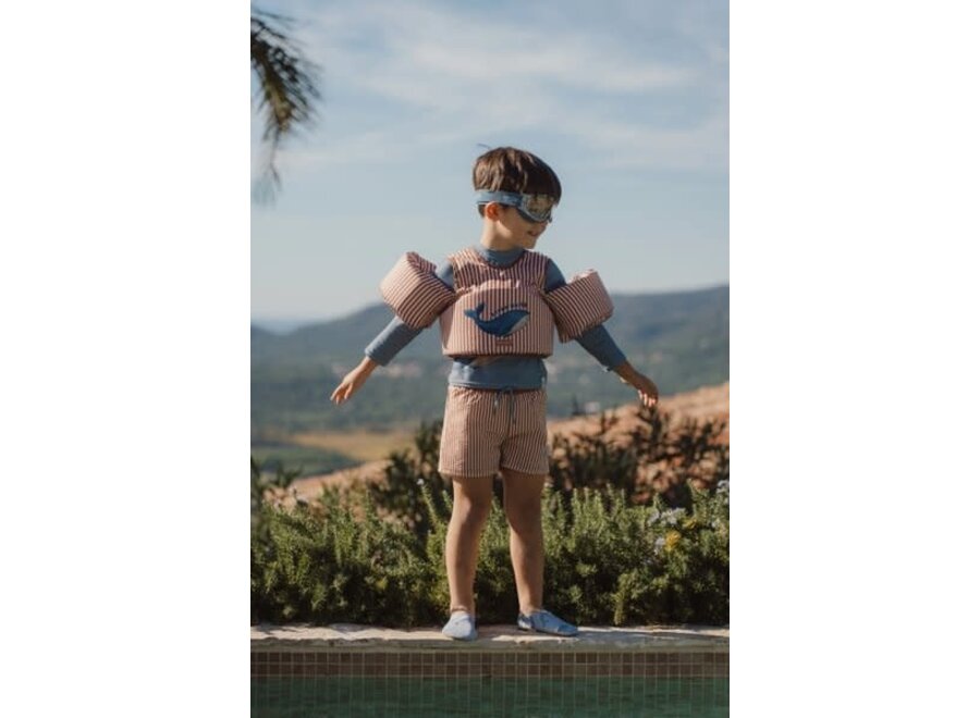 Zwem short Ocean Brown Stripes