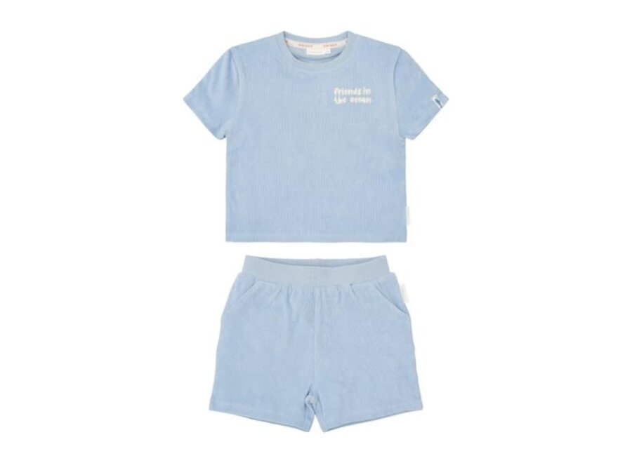 T-shirt en short Ocean World  Blue
