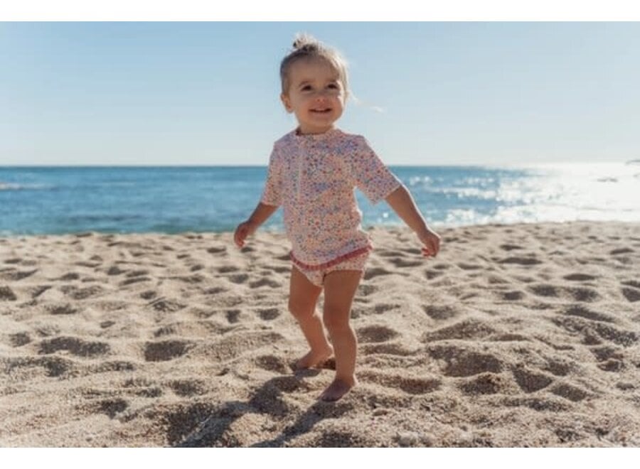 Zwem shirt korte mouwen Dreamy Flowerfield