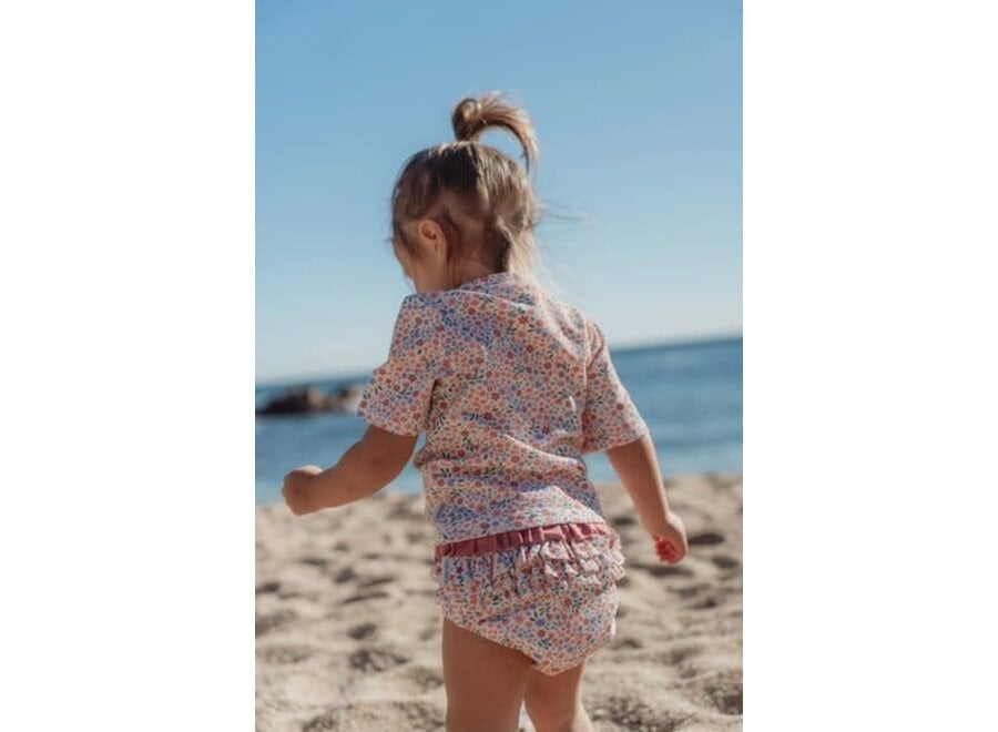 Zwem shirt korte mouwen Dreamy Flowerfield