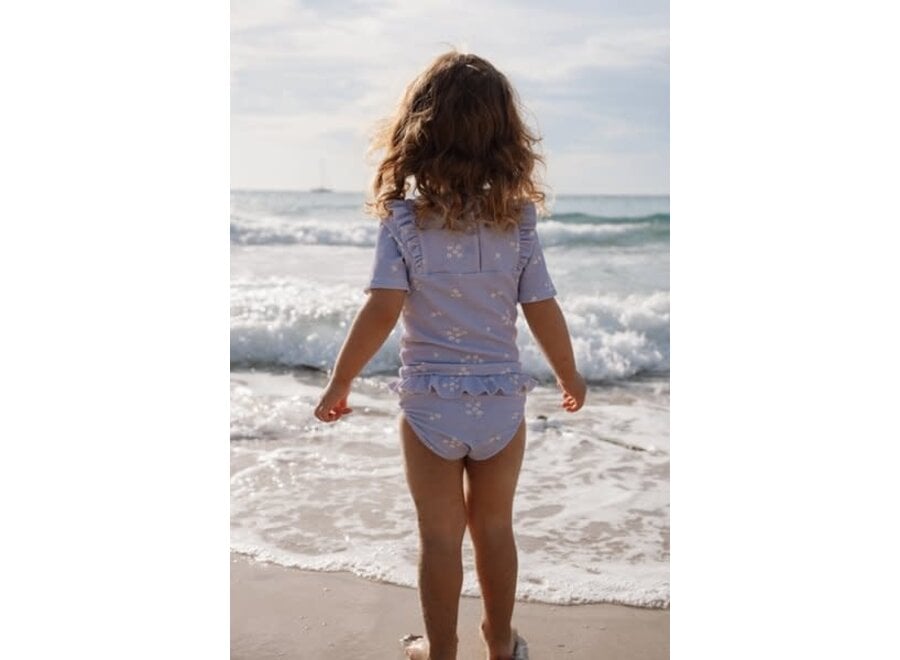Zwem set - shirt korte mouwen en broekje Dreamy Lavender