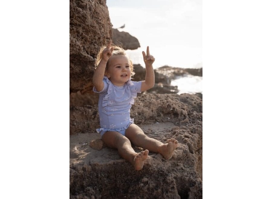 Zwem set - shirt korte mouwen en broekje Dreamy Lavender