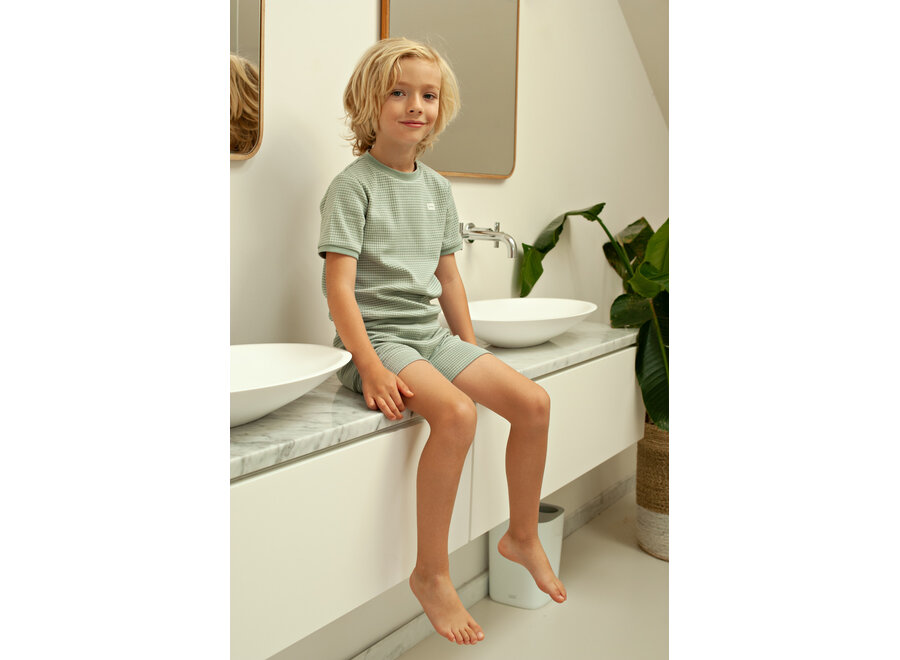 Shortama wafel - Summer Special - Zeegroen