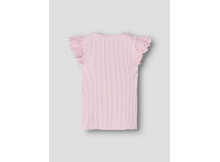 T-Shirt Havelle Cap top - Cradle pink