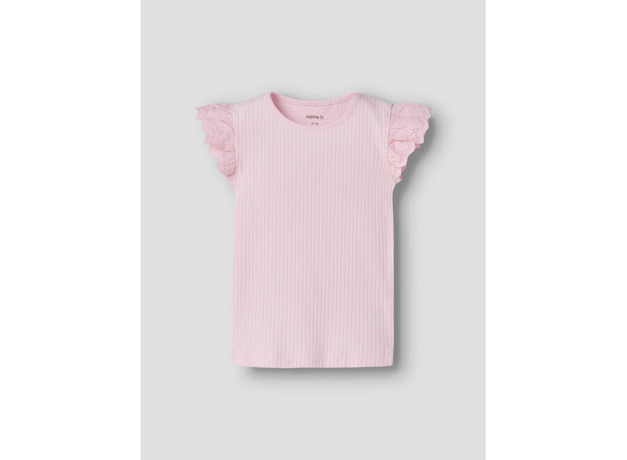 T-Shirt Havelle Cap top - Cradle pink