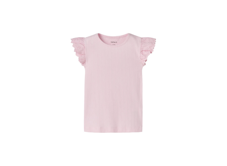 T-Shirt Havelle Cap top - Cradle pink