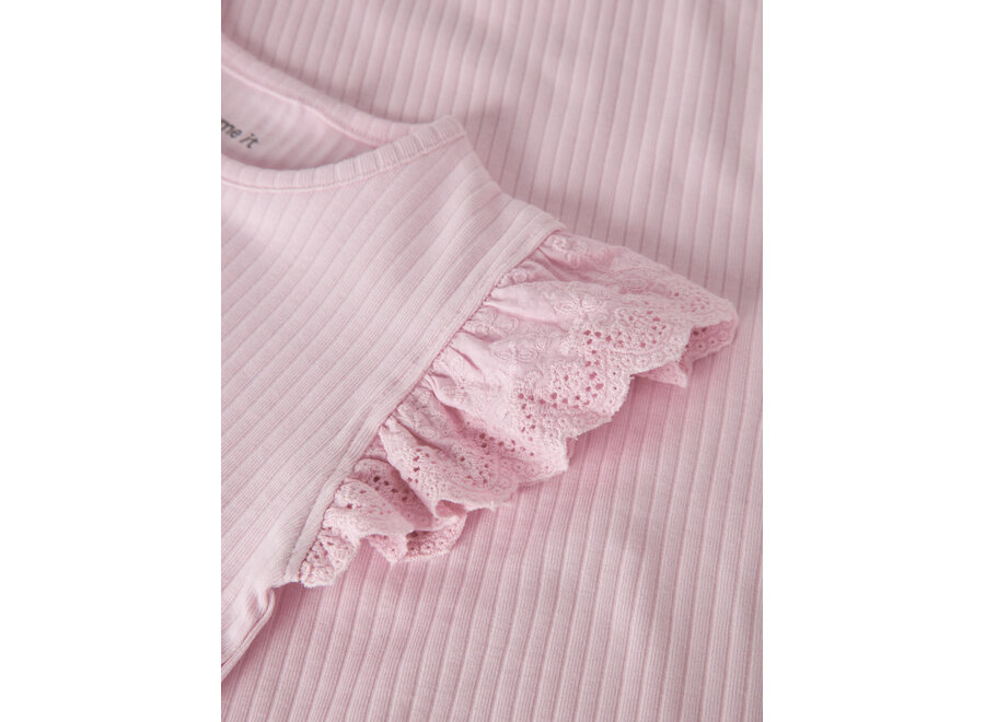 T-Shirt Havelle Cap top - Cradle pink