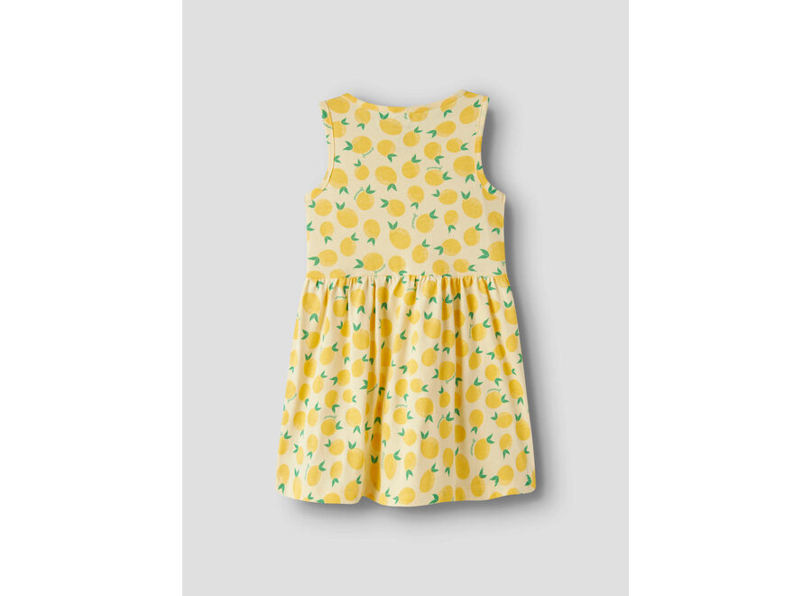 Jurk Vineo tank dress - Double cream lemons