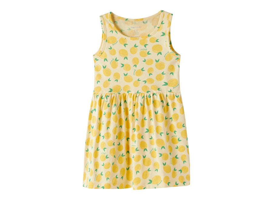 Jurk Vineo tank dress - Double cream lemons